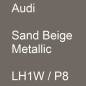 Preview: Audi, Sand Beige Metallic, LH1W / P8.